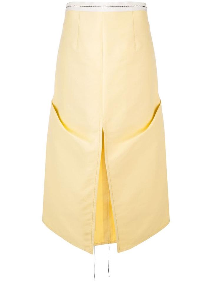 Marni A-line Midi Skirt - Yellow