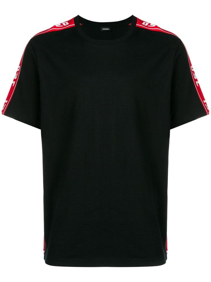 Diesel Side Stripe T-shirt - Black