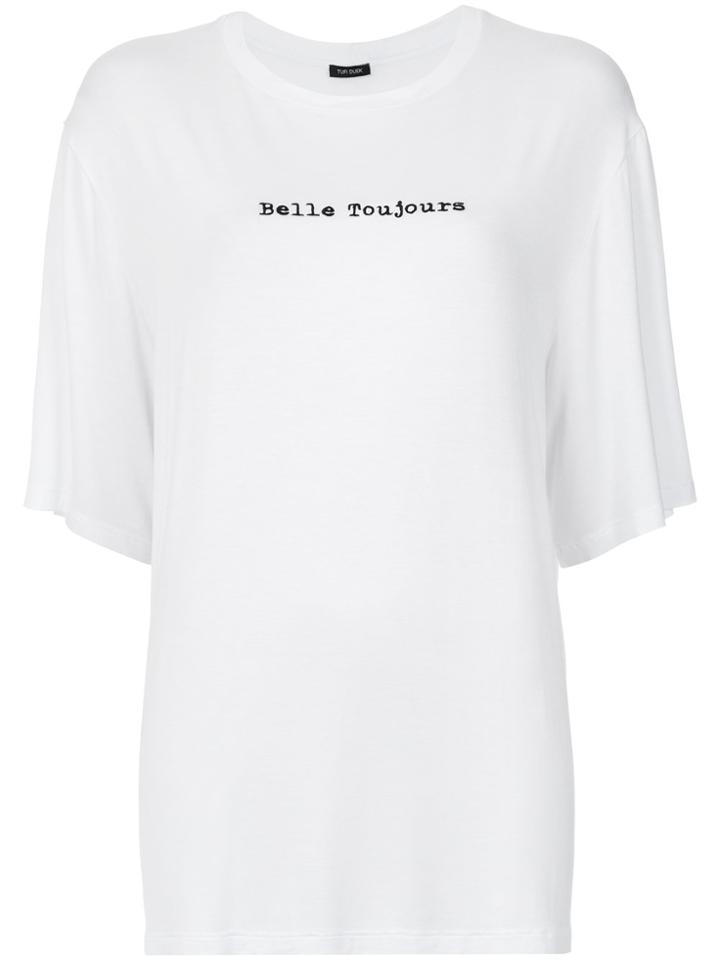 Tufi Duek Belle Toujours T-shirt - White
