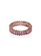 Dana Rebecca Designs 14k Rose Gold And Pink Sapphire Ring - Rose