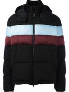 Kenzo 'stripes' Padded Jacket, Men's, Size: Small, Black, Feather Down/polyester