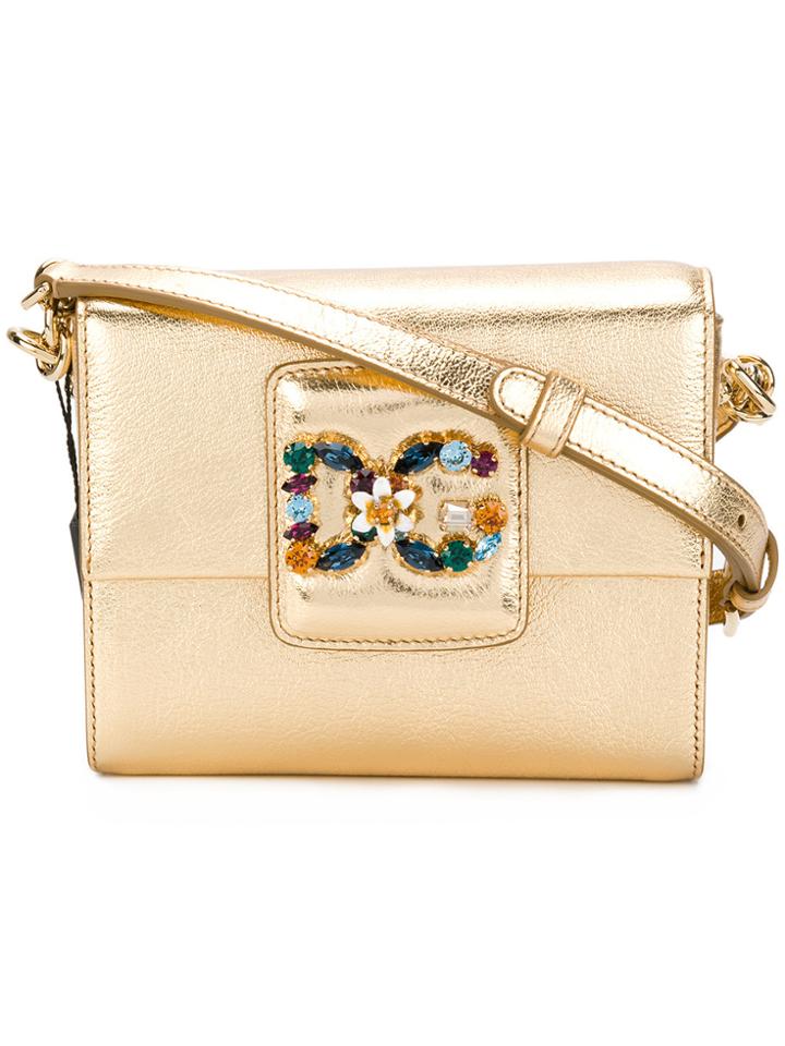 Dolce & Gabbana Small Dg Millennials Crossbody Bag - Metallic
