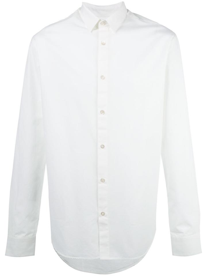 Golden Goose Deluxe Brand Classic Button-up Shirt, Men's, Size: Medium, White, Cotton