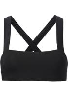 Fleur Du Mal Cage Strap Bikini Top - Black