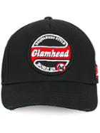 Dsquared2 Glamhead Patch Cap, Men's, Black, Cotton