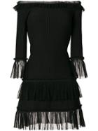 Jonathan Simkhai Pleated Tulle Dress - Black