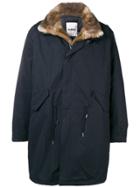 Yves Salomon Army Fur-lined Parka - Black