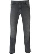 Natural Selection Washed Skinny Jeans, Men's, Size: 34, Grey, Cotton/spandex/elastane