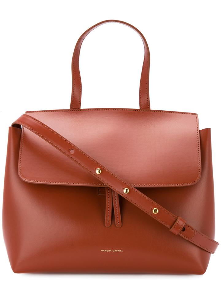 Mansur Gavriel Mini Lady Bag - Brown