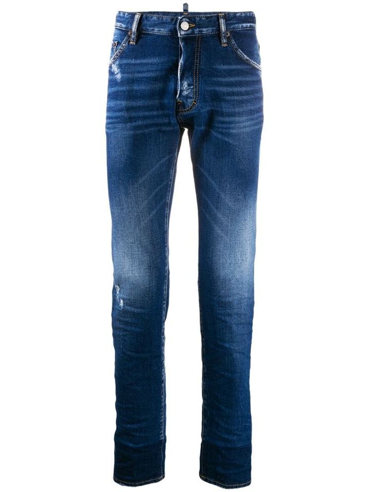 Dsquared2 Straight-leg Denim Jeans - Blue