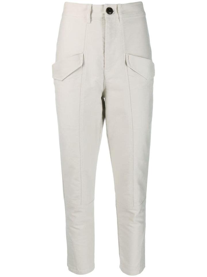 Isabel Marant Étoile Flap Pocket Trousers - Neutrals