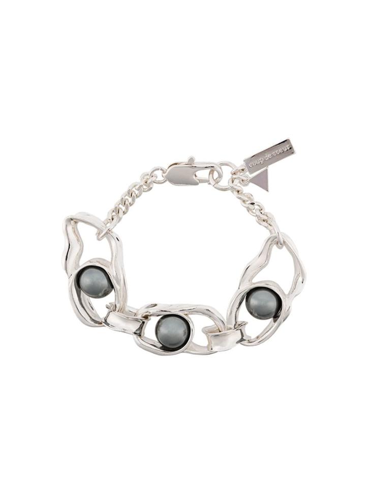 Coup De Coeur Liquid Pearl Bracelet - Silver