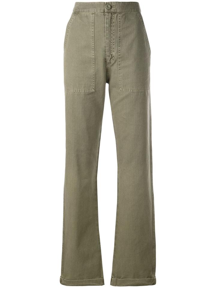 Anine Bing Scout Military Trousers - Green