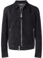 Alexander Mcqueen Knitted Back Jacket - Black