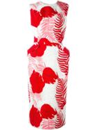 Ermanno Scervino Leaf Pattern Dress
