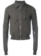 Rick Owens Oblong Collar Jacket - Grey