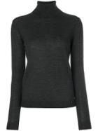 Jil Sander Navy Roll Neck Jumper - Grey