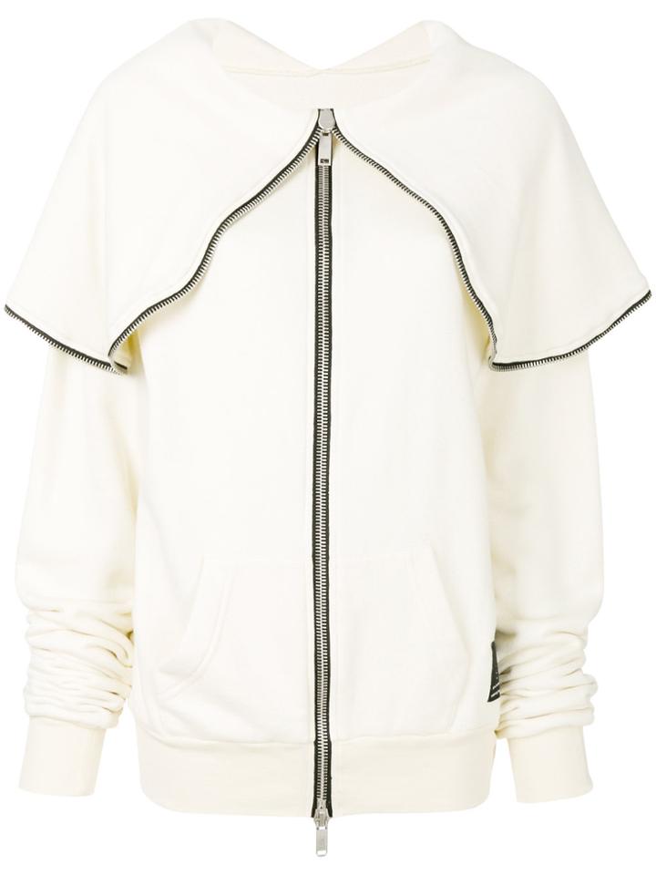 Unravel Project Zip Detail Jacket - White