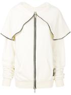 Unravel Project Zip Detail Jacket - White