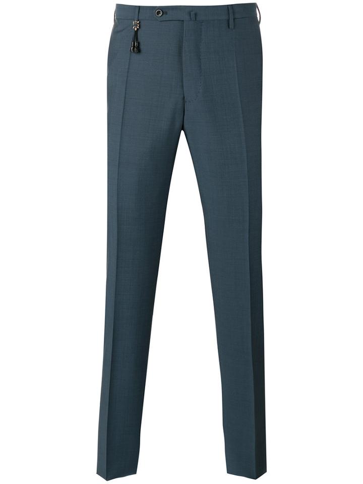 Incotex - Slim Tailored Trousers - Men - Wool/mohair - 52, Blue, Wool/mohair