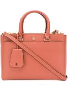 Tory Burch Robinson Small Double-zip Tote - Pink