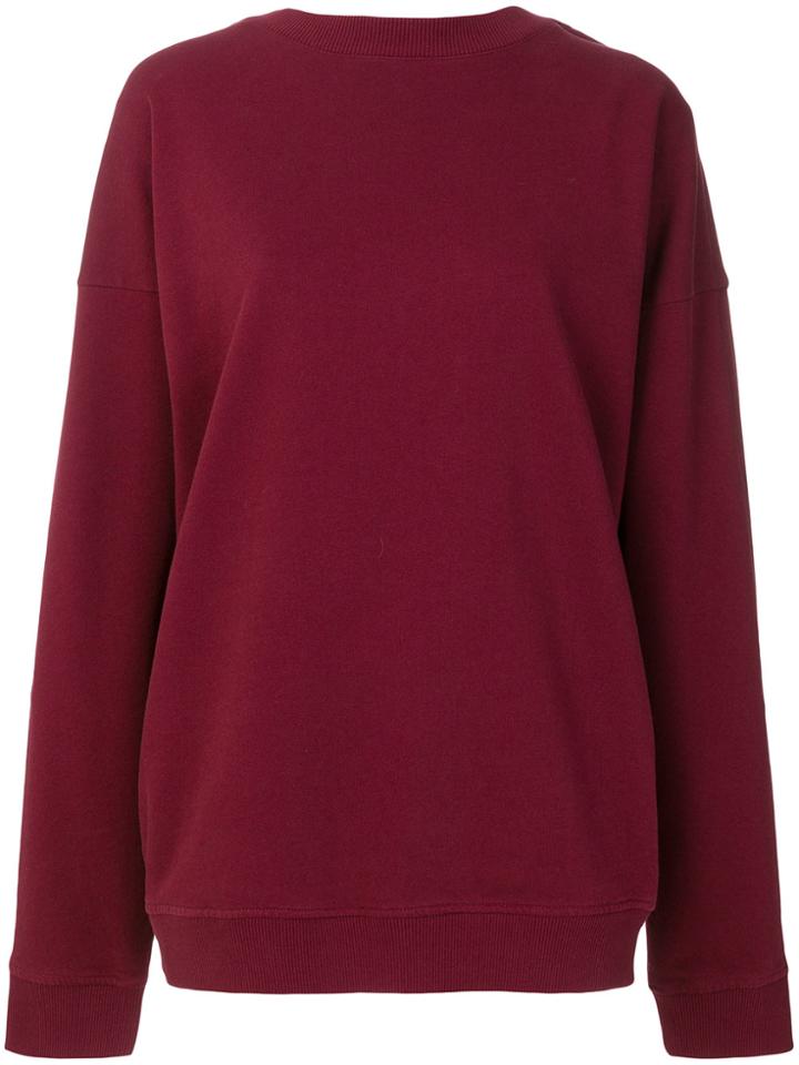 Y / Project Round Neck Sweatshirt - Red