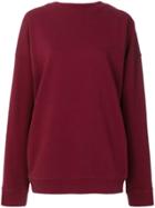 Y / Project Round Neck Sweatshirt - Red