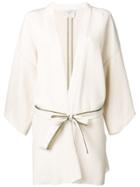 Forte Forte Belted Kimono Jacket - Neutrals
