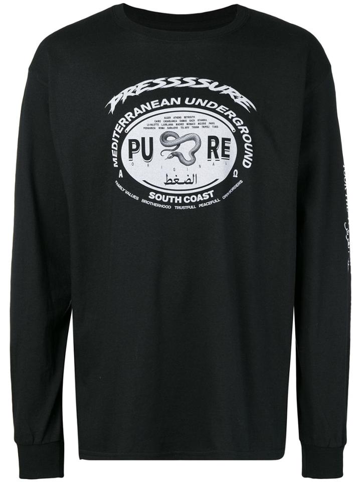 Pressure Mediterranean Top - Black