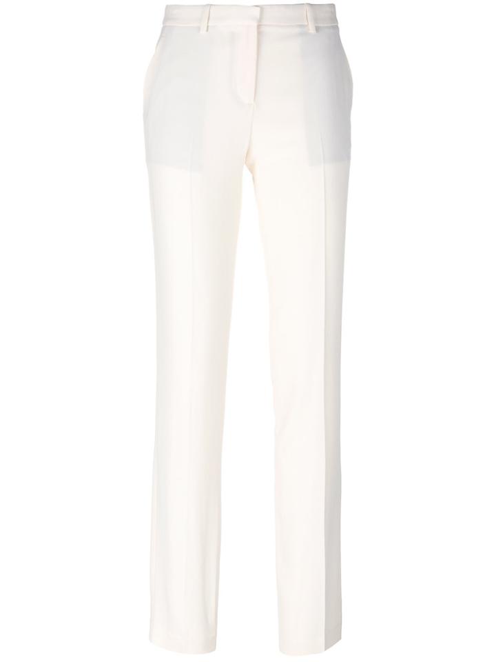 Theory Slim-fit Tailored Trousers - Nude & Neutrals