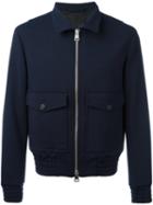 Ami Alexandre Mattiussi - Zipped Jacket - Men - Cotton - M, Blue, Cotton