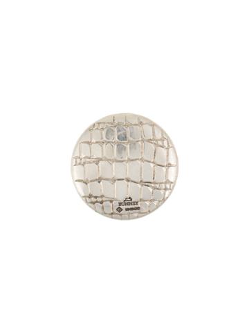 Bunney Crocodile Embossed Pin - Metallic