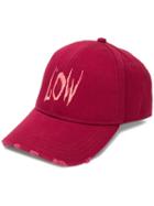 Diesel Baseball Cap With Low Embroidery - Red