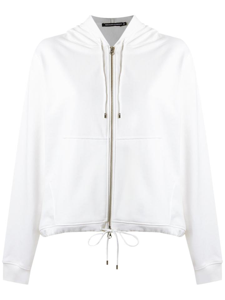Hooded Jacket - Women - Cotton - 36, White, Cotton, Reinaldo Lourenço