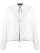 Hooded Jacket - Women - Cotton - 36, White, Cotton, Reinaldo Lourenço