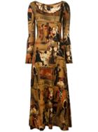 Jean Paul Gaultier Vintage Printed Dress, Women's, Size: 40