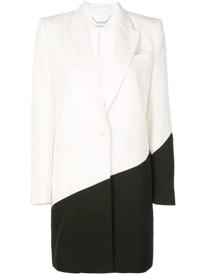 Givenchy Structured Two Tone Jacket - Black