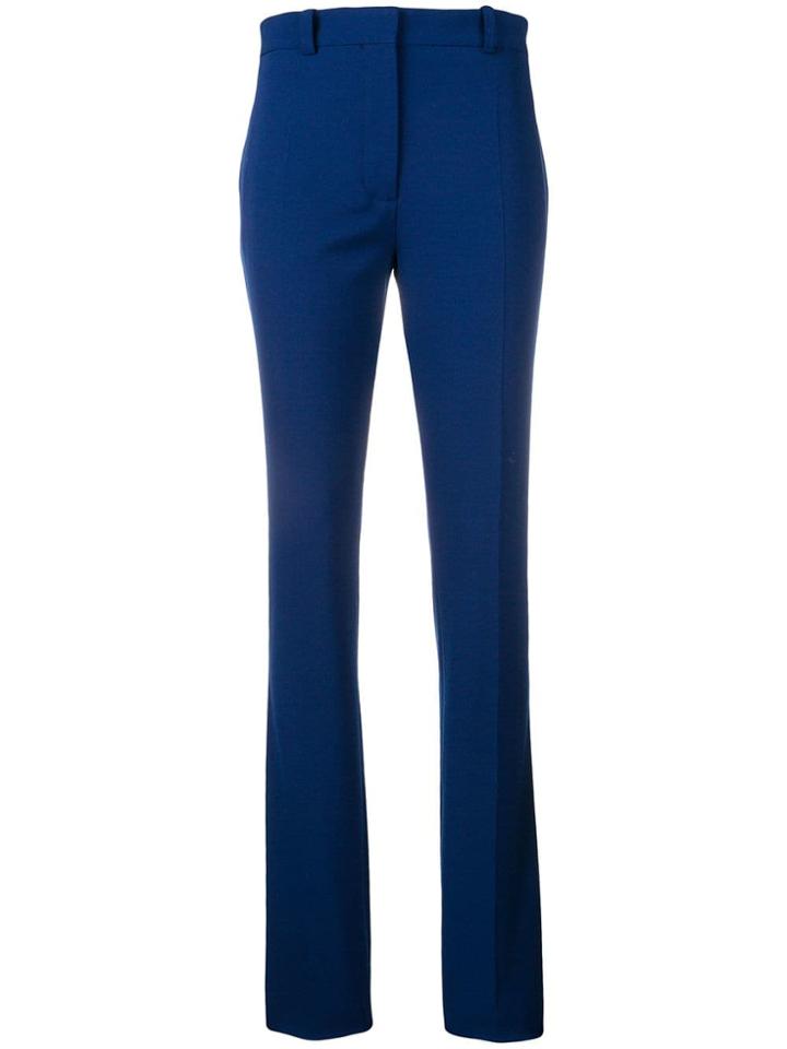 Joseph High Waist Slim Trousers - Blue