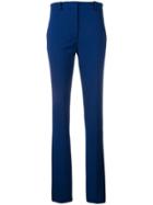 Joseph High Waist Slim Trousers - Blue