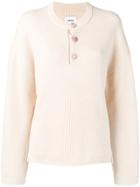Nanushka Ribbed Knit Jumper - Neutrals