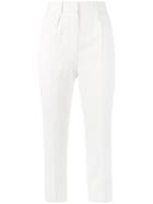 Iro Cropped Slim Trousers - White