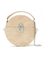 Isla Textured Clutch - Nude & Neutrals