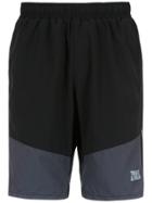 Track & Field Panelled Onix Shorts - Black