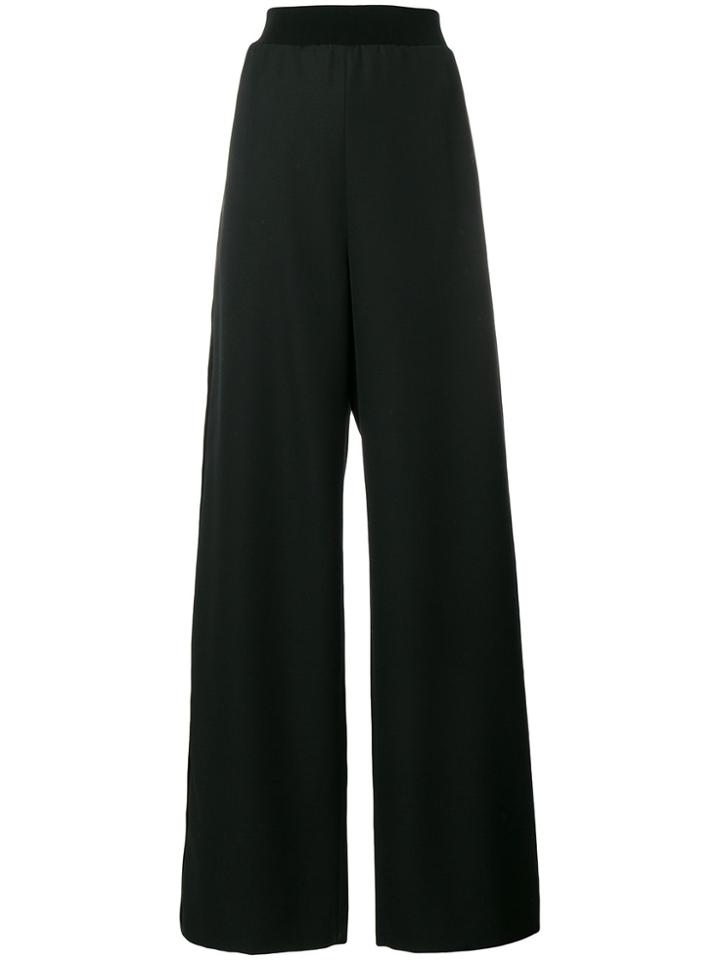 Maison Margiela High-waist Wide Leg Trousers - Black