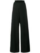 Maison Margiela High-waist Wide Leg Trousers - Black