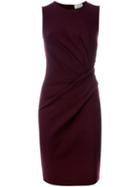 Lanvin Draped Detail Dress, Women's, Size: 38, Red, Cotton/polyamide/spandex/elastane