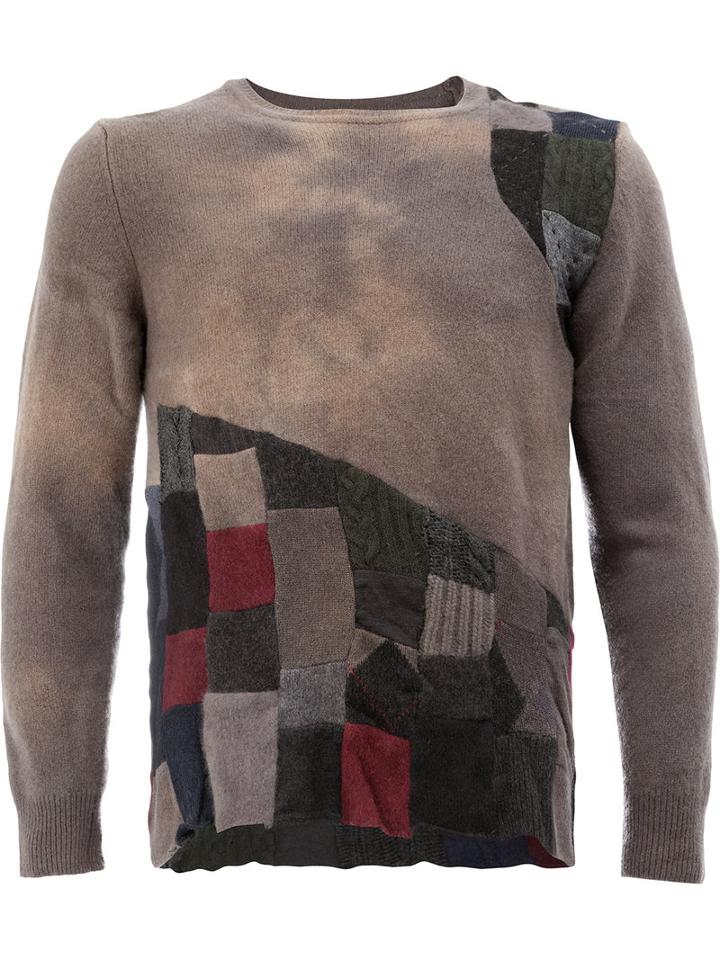 Geoffrey B. Small - Cc Hand Dye Jumper - Men - Wool/merino - L, Grey, Wool/merino
