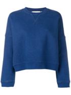 Ymc Cropped Sweatshirt - Blue