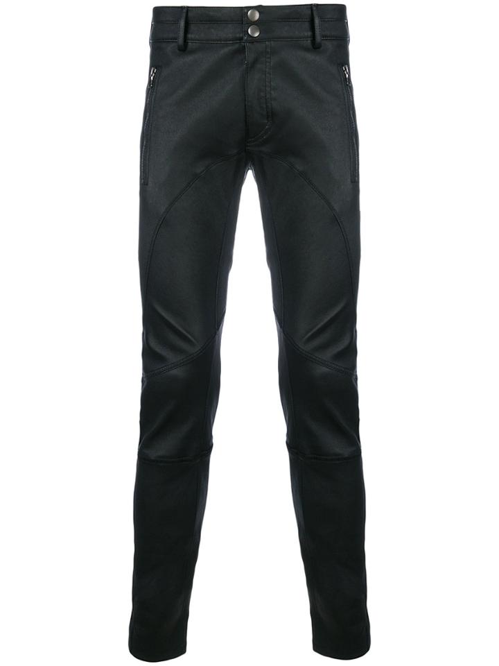 Diesel Black Gold Stretch Nappa Skinny Trousers