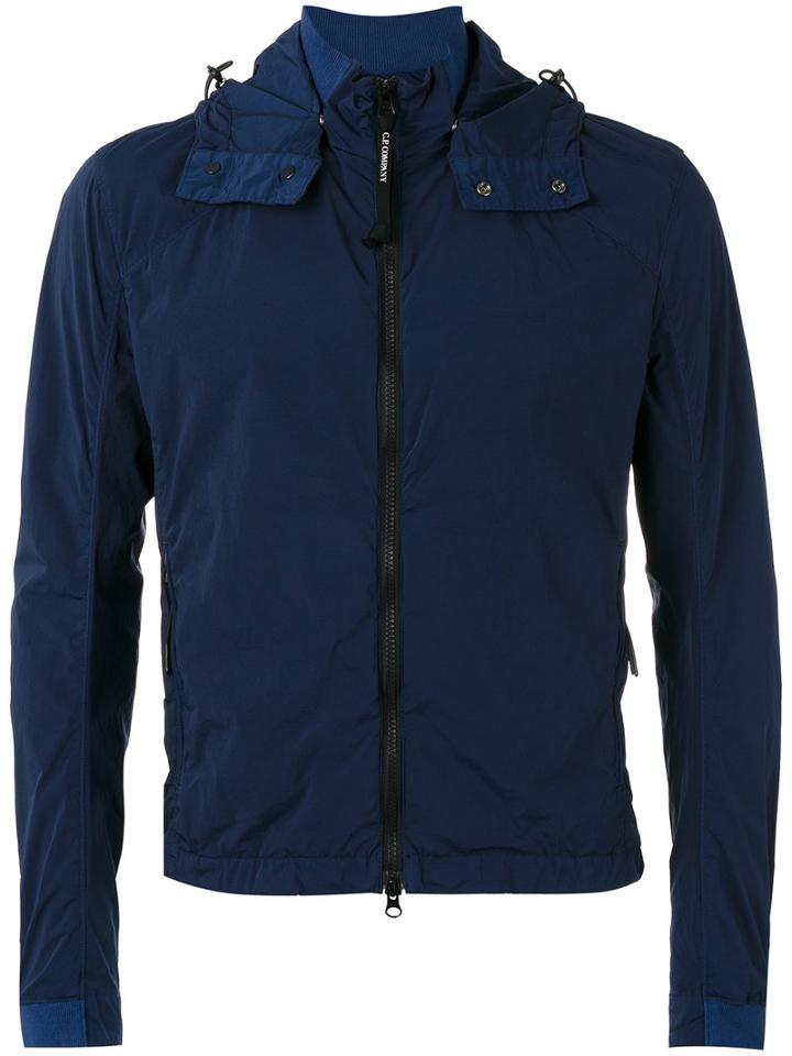 Cp Company Google Jacket, Men's, Size: 54, Blue, Polyimide